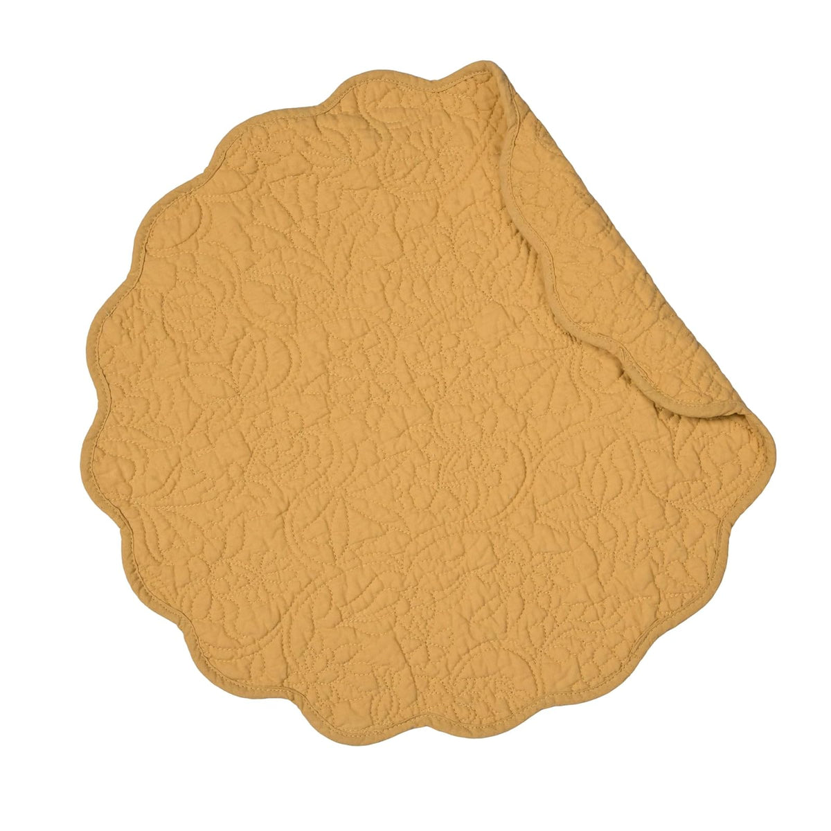 C&F Home Placemat, 17" x 17", Yellow