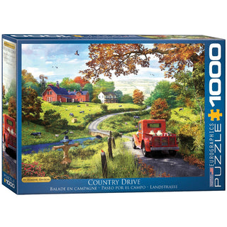 EuroGraphics (EURHR The Country Drive by Dominic Davison 1000Piece Puzzle 1000Piece Jigsaw Puzzle