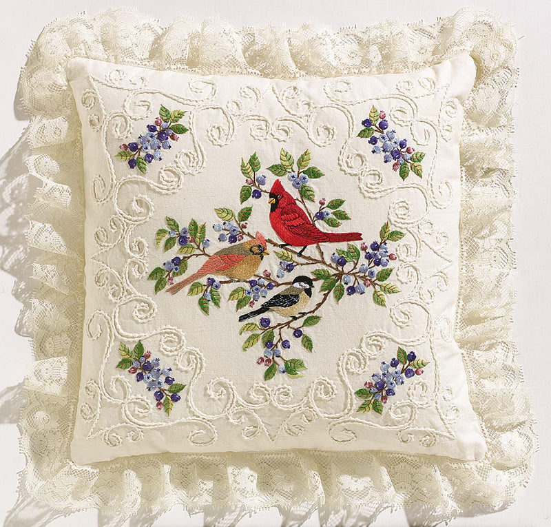 Janlynn Birds &amp; Berries Candlewick Embroidery