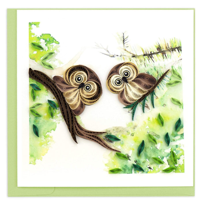 Quilling Card Greeting Card, 6x6 inches, Multi