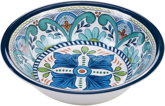 Certified International Talavera All Purpose Bowl One Size Blue/white