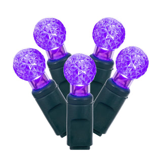 Vickerman String Light, 100Lt, Purple Led