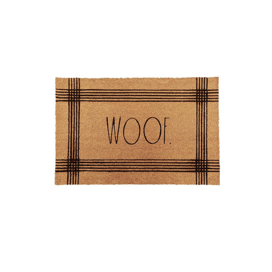 Rae Dunn Rug, 24" x 36" - WOOF, Garden
