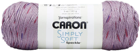 Spinrite Yarns (CA) CARON Simply Soft Speckle Yarn, Snapdragon