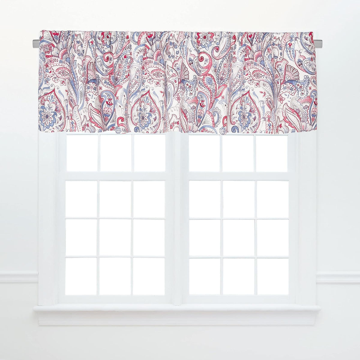 C&F Home Curtain, 72"W x 15"L (Pack of 1), Red