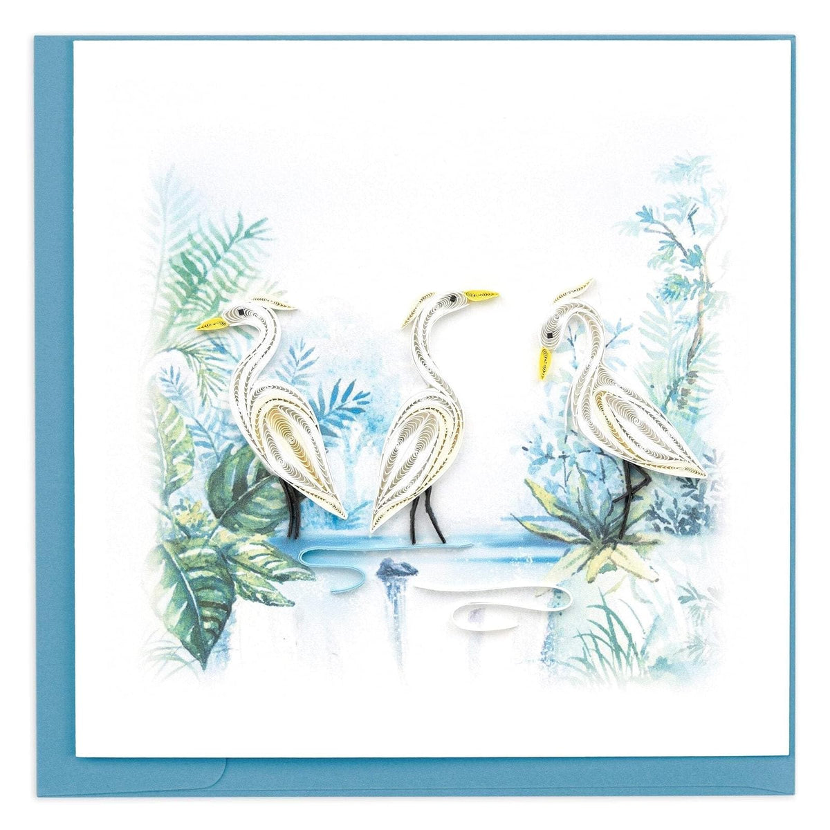Quilling Card Greeting Card, 6x6 Inches, Multi