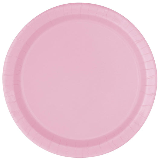 Unique Industries party tableware, 16ct, Light Pink