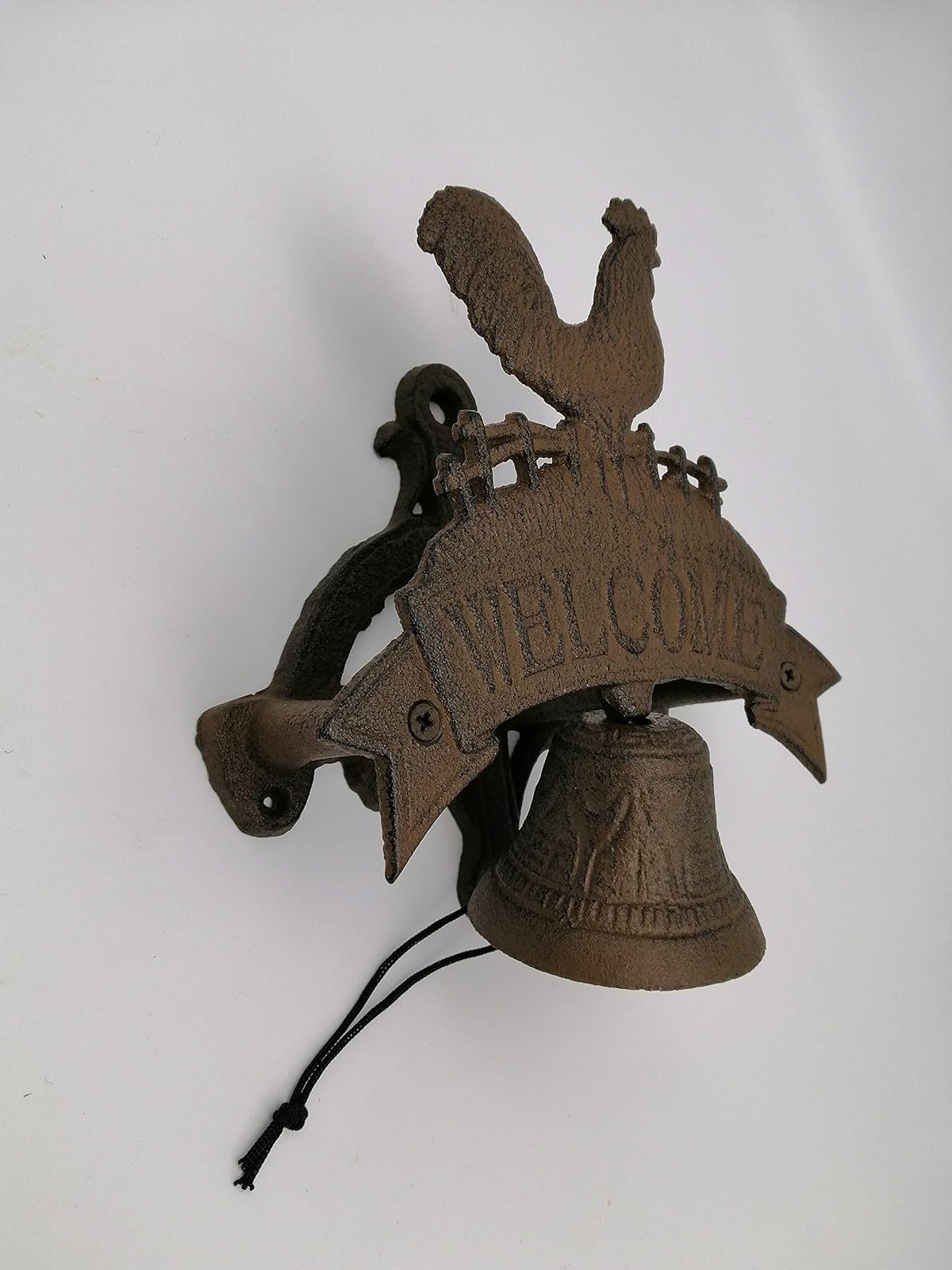 Comfy Hour 7" Cast Iron Rooster Doorbell
