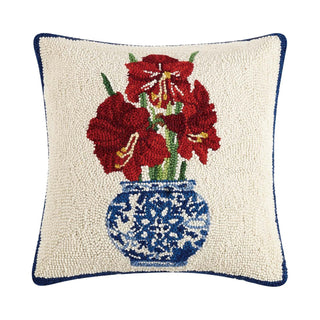 Peking Handicraft Pillow, 16"x16", Multicolor
