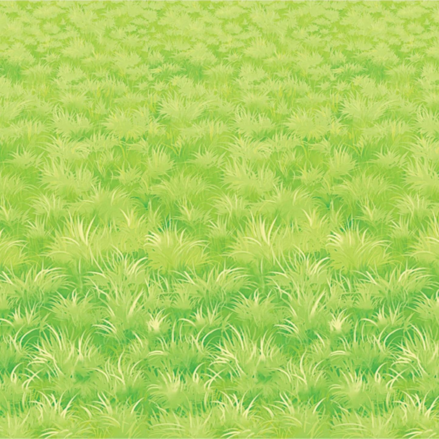 Beistle Printed Plastic Green Meadow Grass Photography Backdrop Princess Theme Decorations Birthday Party Photo Booth Background, 4' x 30'