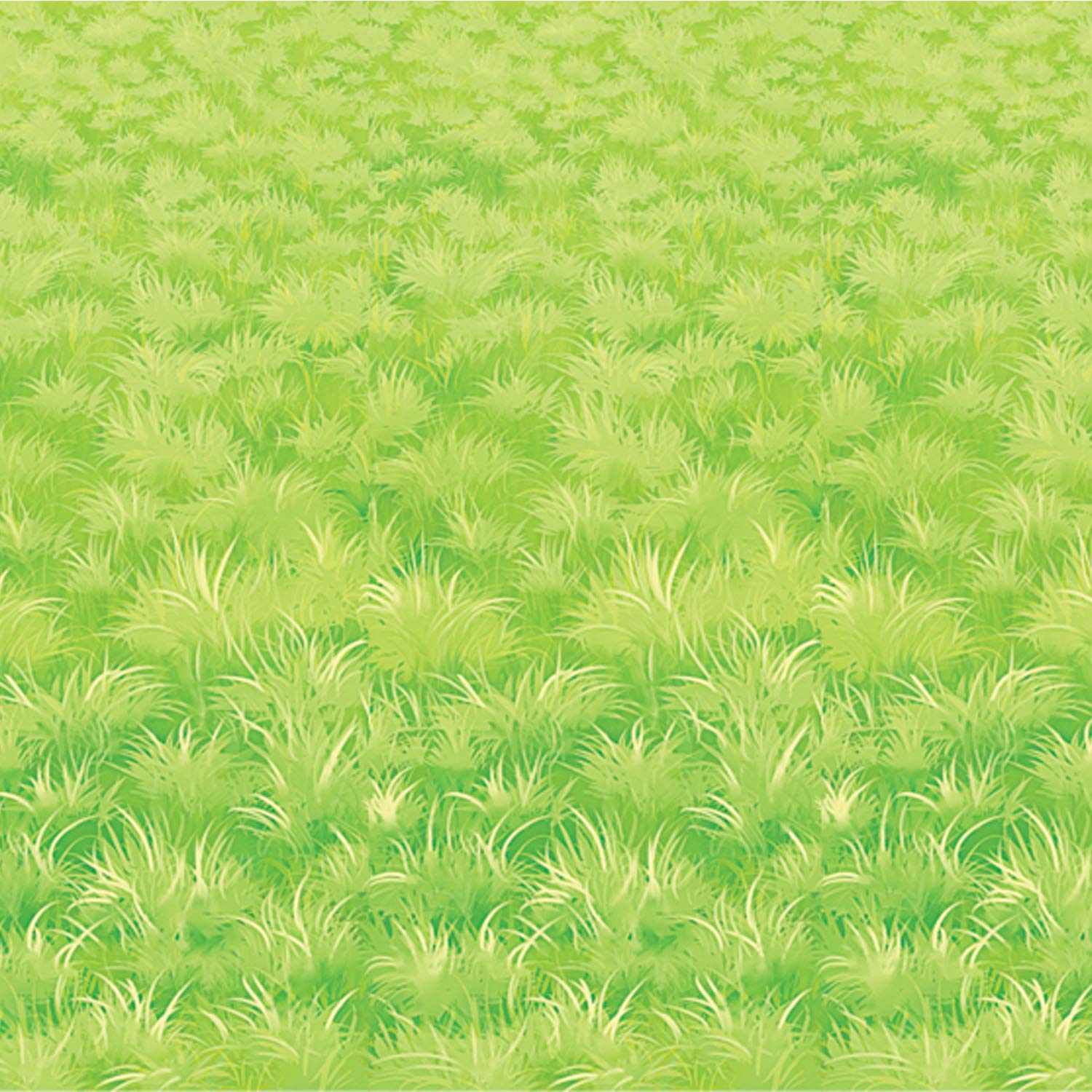 Beistle Printed Plastic Green Meadow Grass Photography Backdrop Princess Theme Decorations Birthday Party Photo Booth Background, 4' x 30'