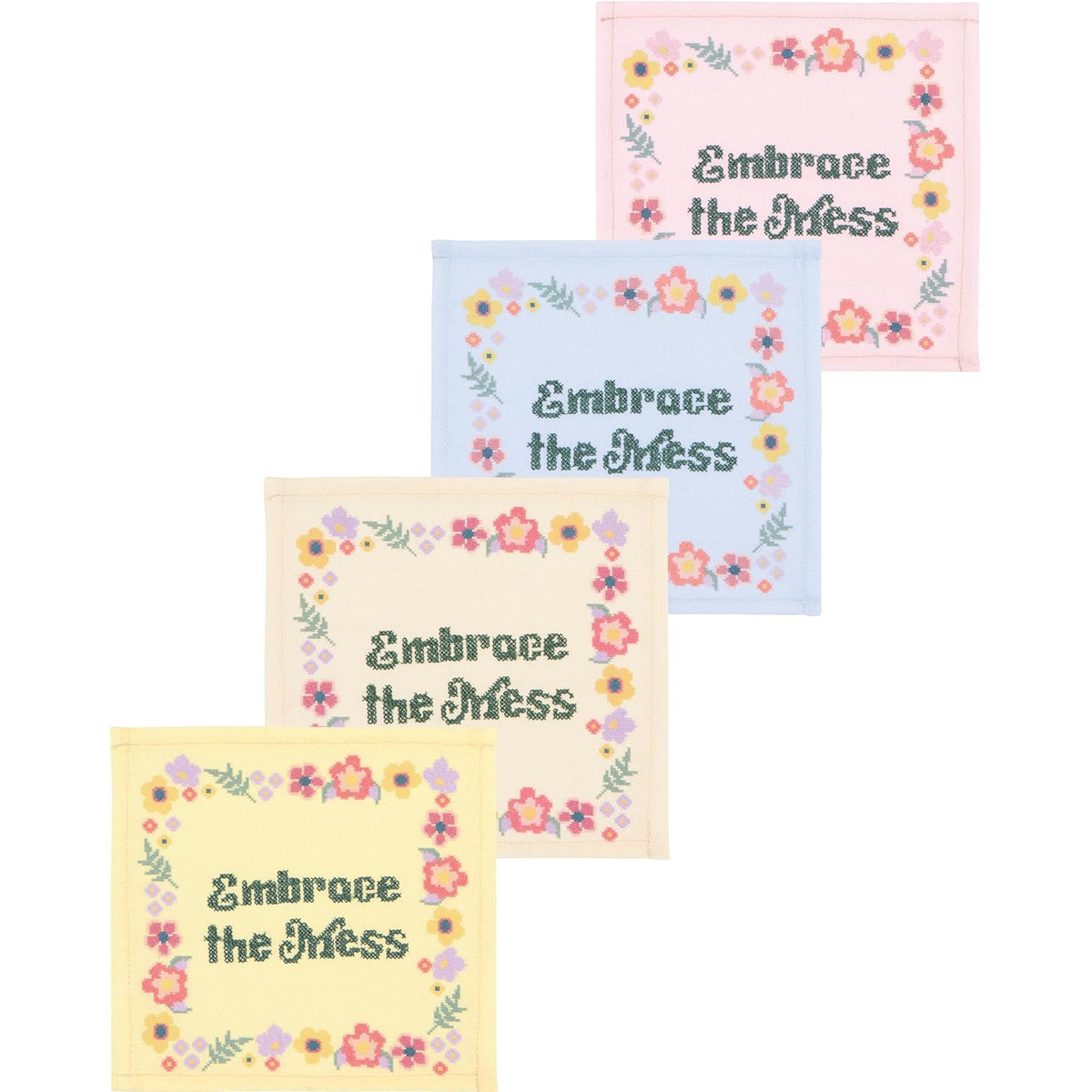 Danica Jubilee Cloth Napkin, 6" x 6" (Set of 4), Kitsch Stitch