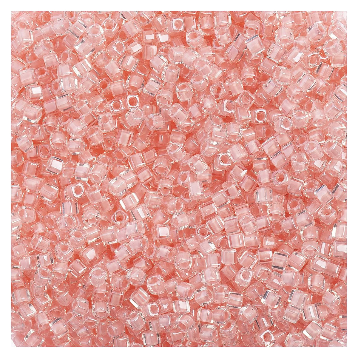 John Bead Craft Bead, Size: 1.8mm, Coral Luster