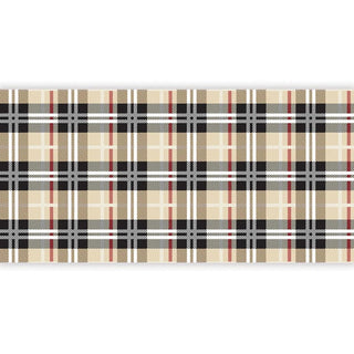 Santa Barbara Design Studio Table Runner, 25' L x 18" W, Brown Plaid