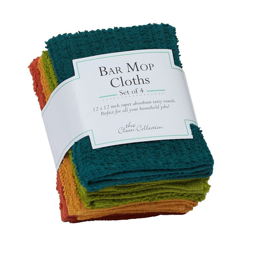DII Design Imports DII Rustic Bar Mop Dishcloth Set of 4