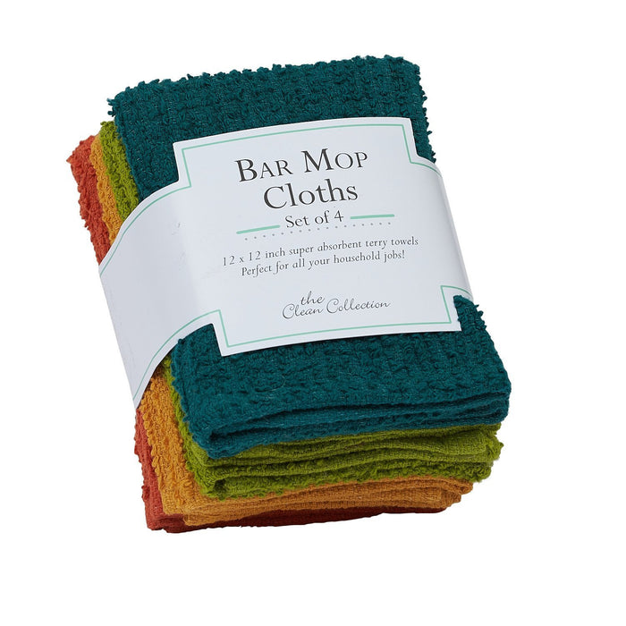DII Design Imports DII Rustic Bar Mop Dishcloth Set of 4