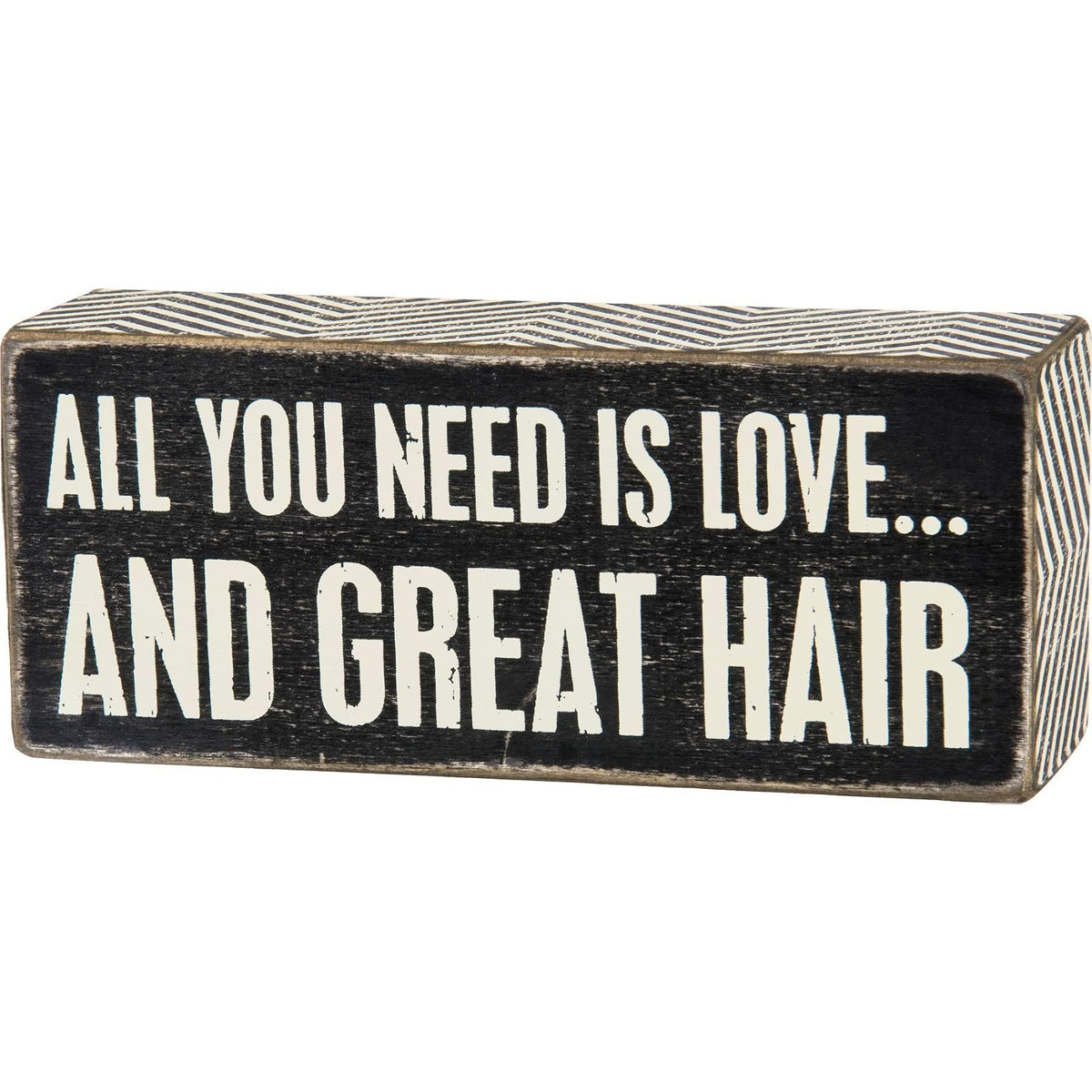 Primitives by Kathy Decorative Signage, 1 Count (Pack of 1), All You Need Is Lov