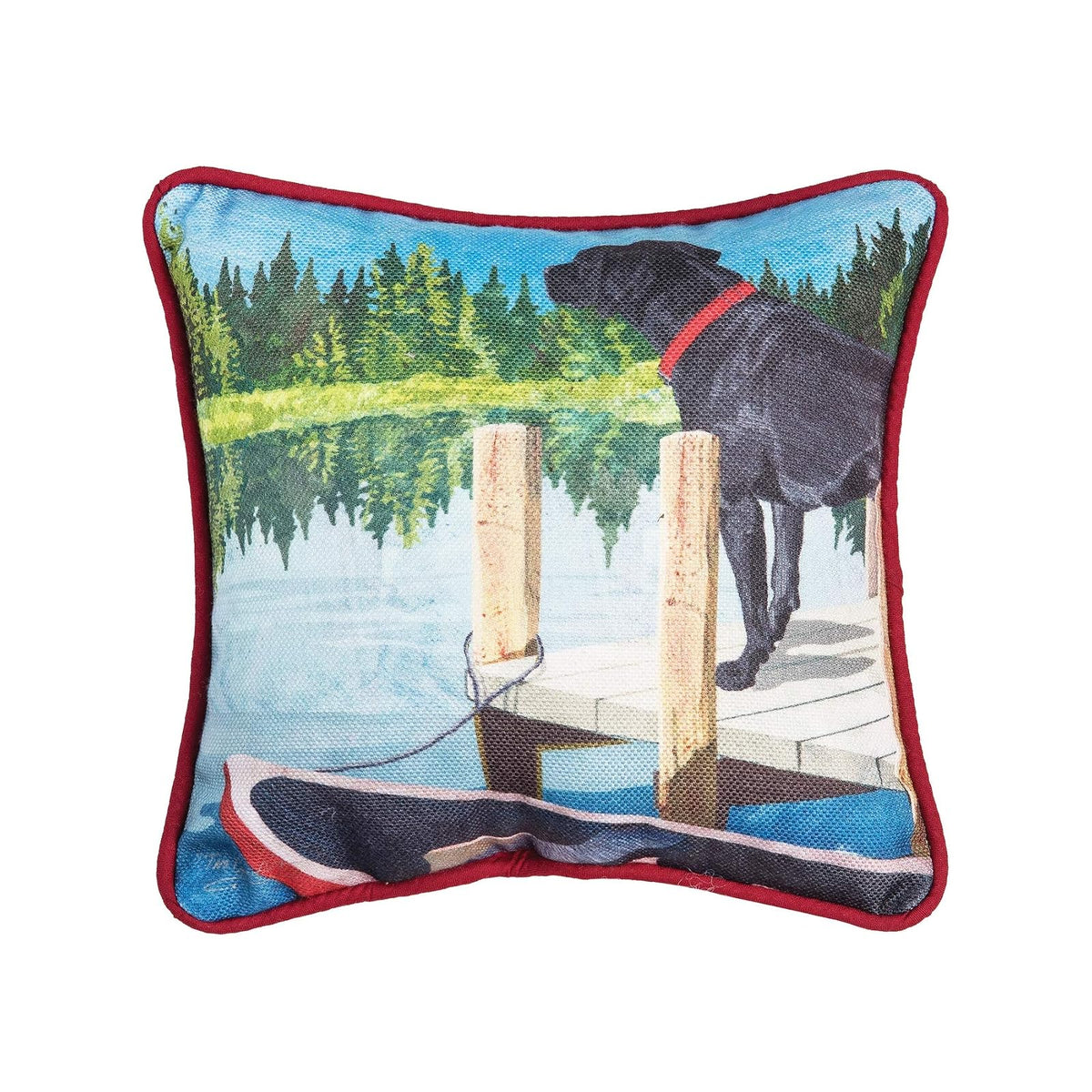 C&F Home Pillow, 8" x 8", Multicolored
