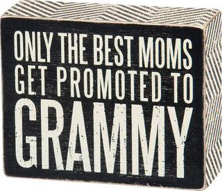 Primitives by Kathy Box Sign Promoted to Grammy 4 by 5-Inch
