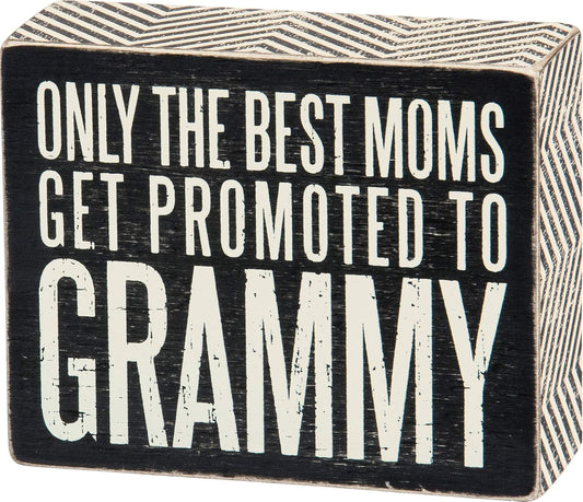 Primitives by Kathy Box Sign Promoted to Grammy 4 by 5-Inch
