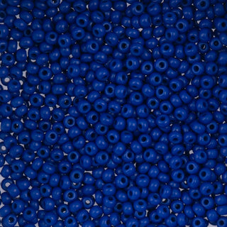 John Bead Craft Bead, 8/0 (3mm), Opaque Medium Royal Blue