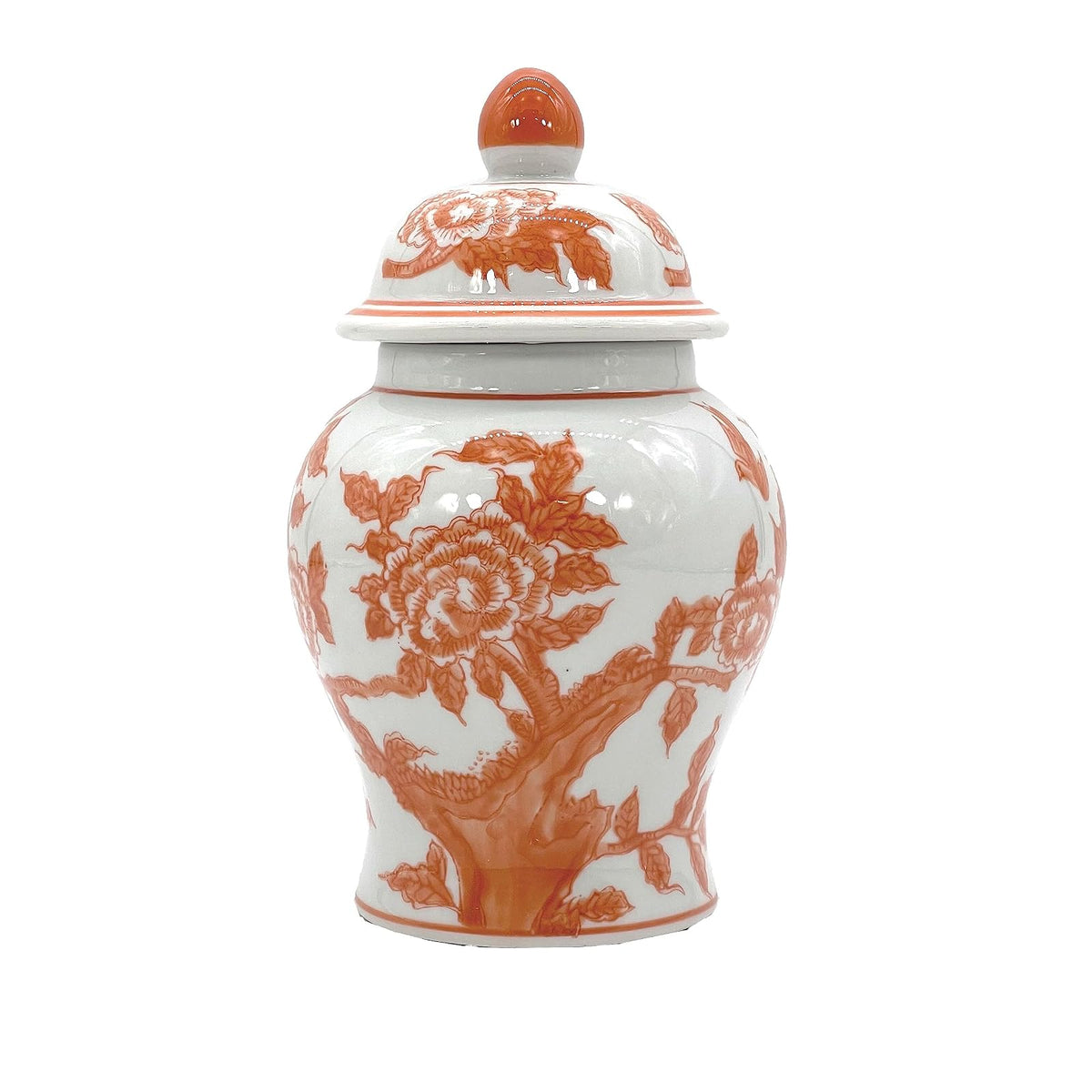 Galt International Jar, 33.8 Ounces, Orange & White