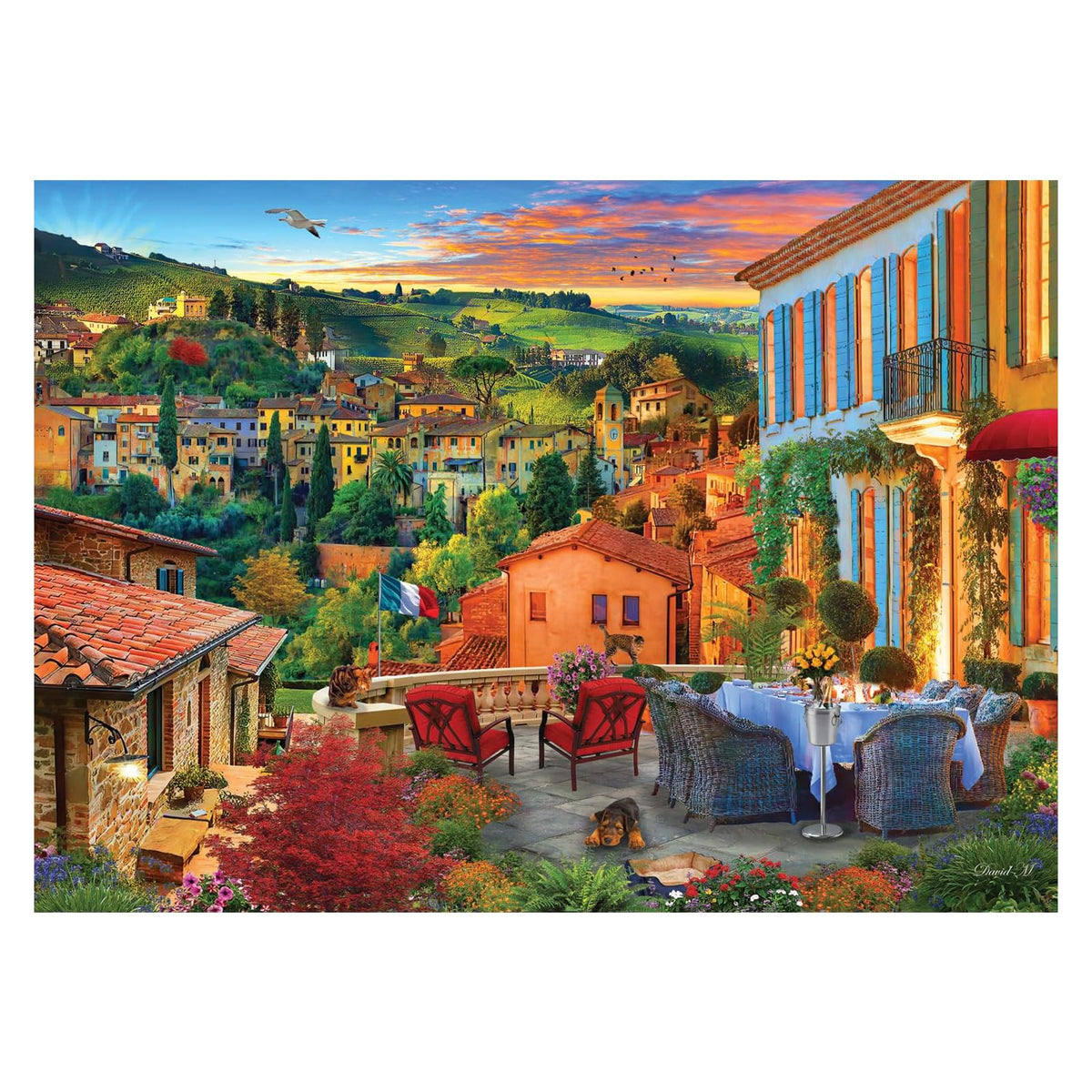 Anatolian Puzzles, 3000 pieces, 47.2 x 33.5 inches, Tuscany