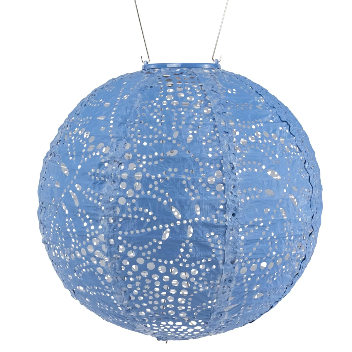 Allsop Electric Lantern, 12-Inch, Cornflower Blue