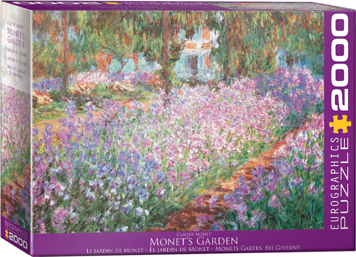 EuroGraphics The Artist's Garden by Claude Monet Puzzle (2000 Piece) (8220-4908)