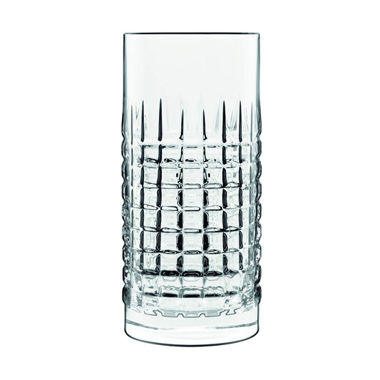 Luigi Bormioli Rocco Mixology 16.25 oz Charme Beverage Glasses, Set of 4, Clear