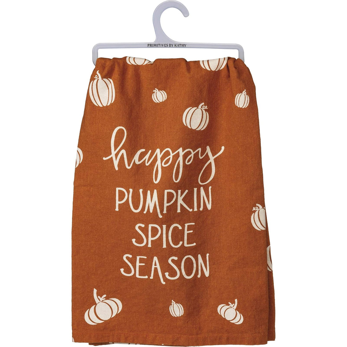 Primitives by Kathy Towel, 28" x 28", Pumpkin Orange