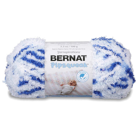 Spinrite Yarns (CA) Bernat Pipsqueak Yarn, 3.5 oz, Gauge 5 Bulky, Blue Jean Swirl