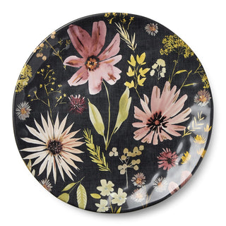 Certified International Dishware Plate, 13 inches, Blush, Sage, Charcoal, Cream