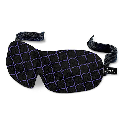 Bucky 40 Blinks No Pressure Printed Eye Mask for Travel & Sleep, Lattice, One Size