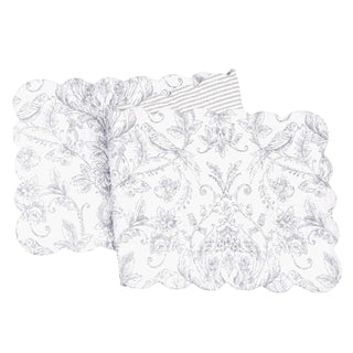 C&F Home Table Runner, 14" x 51", Grey