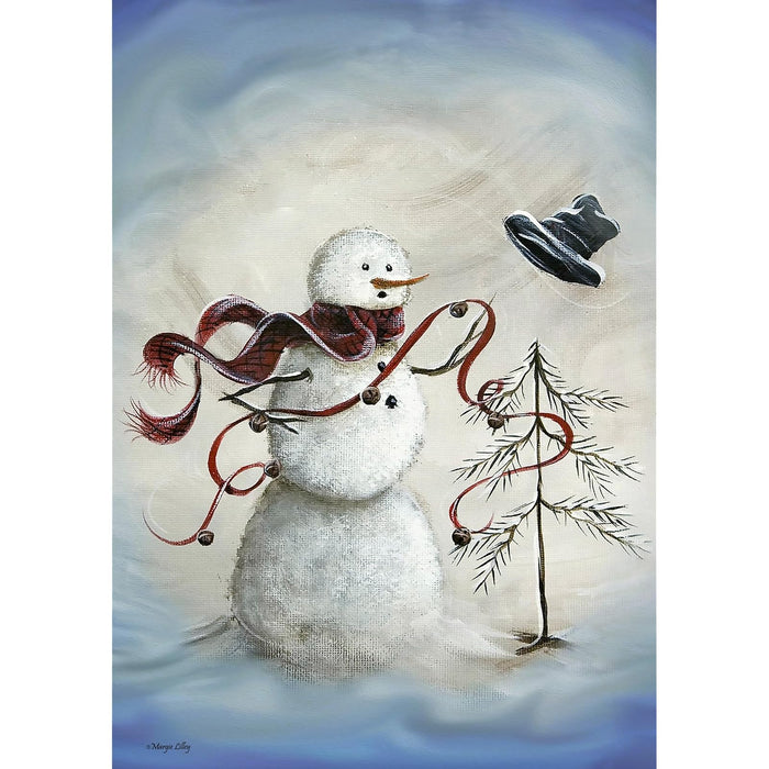 Lux Press Group Greeting Card, White with full color interior, Modern