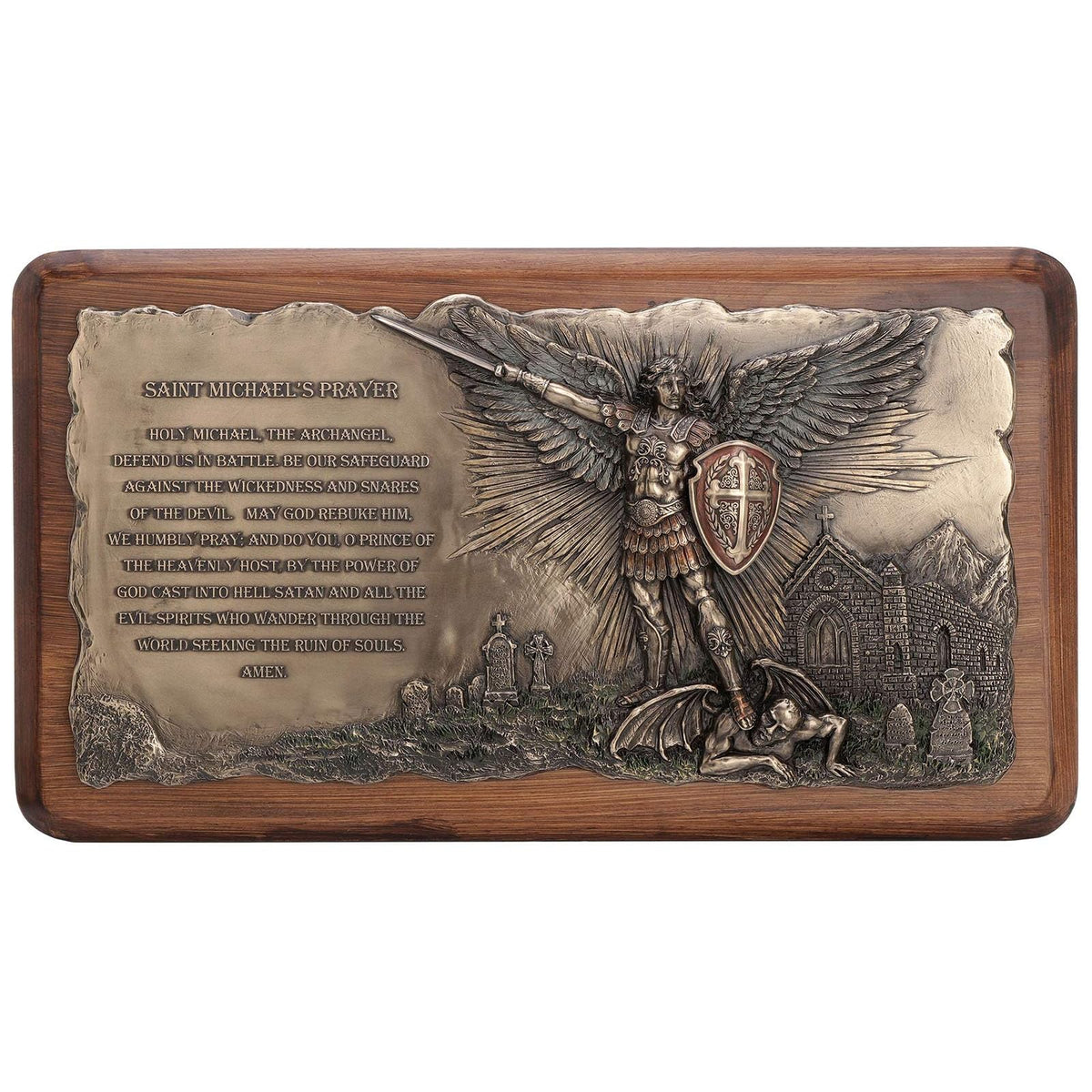 Veronese Design Wall Art, 18.1"L x 10"W, Michael Bronze