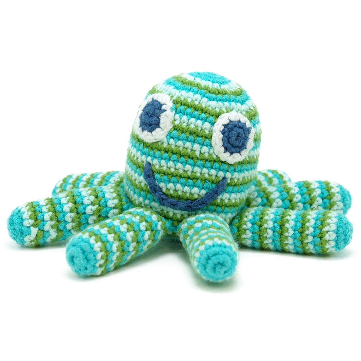 Gigamic Baby Rattle, 1 EA, Turquoise/Green