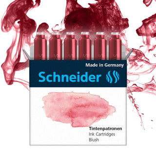 Schneider Pen Marker Ink Cartridge Refill, Pink, Fountain