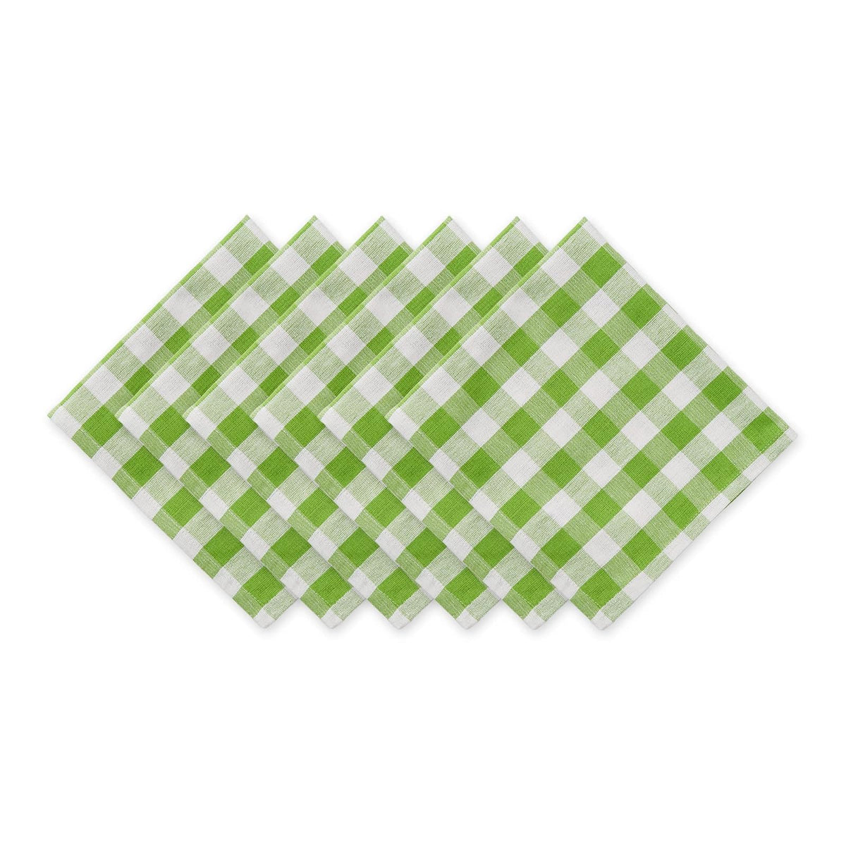 DII Cloth Napkin, 20" x 20" (Set of 6), Green Apple