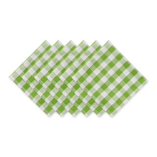 DII Cloth Napkin, 20" x 20" (Set of 6), Green Apple