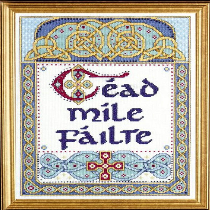 Design Works Crafts One Hundred Thousand, 9" x 12" Counted Cross Stitch Kit, 100,000 Welcomes