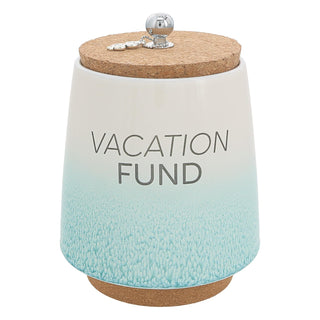 Pavilion Gift Company Money Bank, 6.5", Green, Beige, Brown