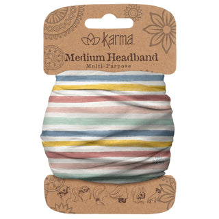Karma Gifts Half Headband, Watercolor Rainbow