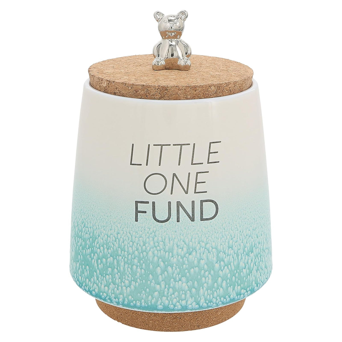Pavilion Gift Company Money Bank, 6.5", Teal