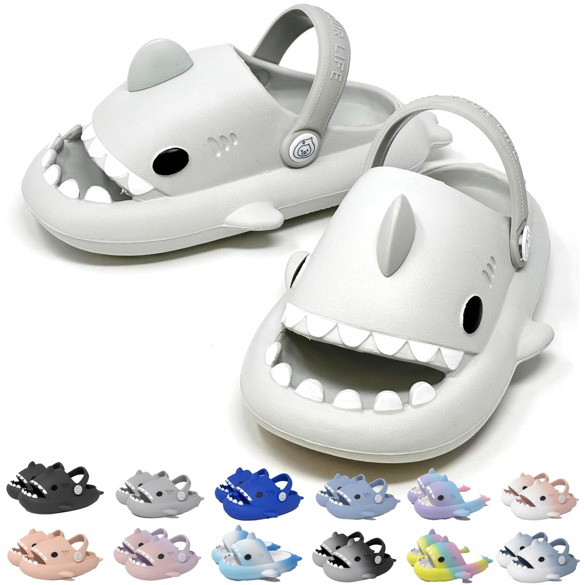 allgala Sandal, 4-4.5 Toddler, Light Grey