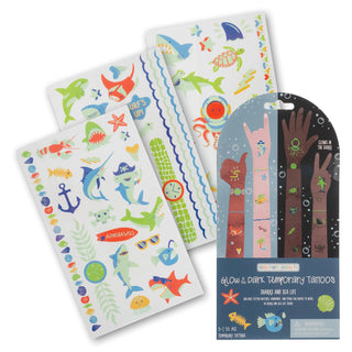 Stephen Joseph Temporary Tattoo, Glow Shark, Glow Shark