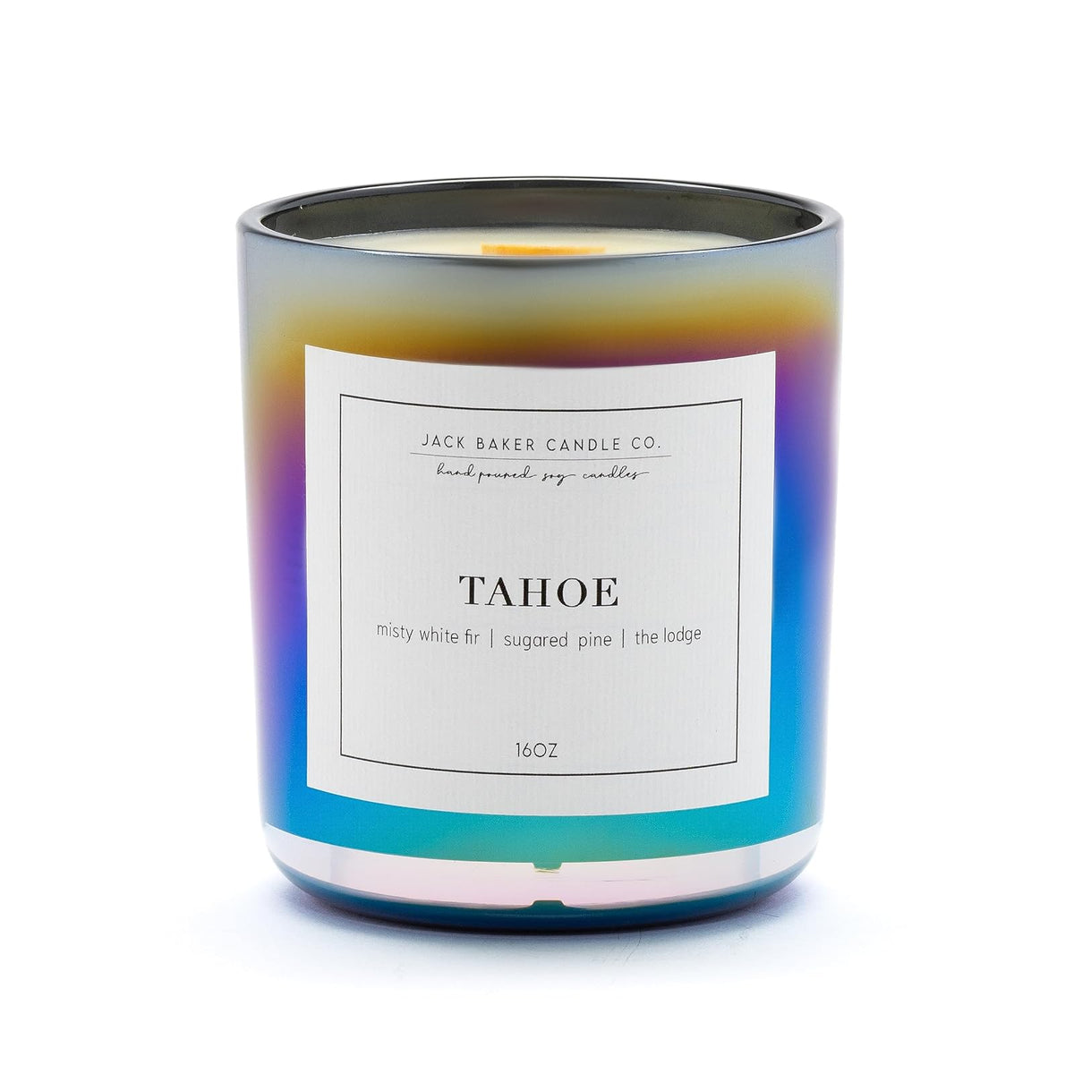 Jack Baker Candle Co. Candle, 16oz, Multicolored (Pink/Purple)