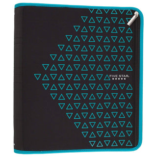 ACCO (School) Five Star Zipper Binder, 2 Inch 3 Ring Binder, Xpanz Expandable with Interior Pockets, Color Selected For You, 1 Count (29040),13.63" x 2.63" x 12", Assorted Colors