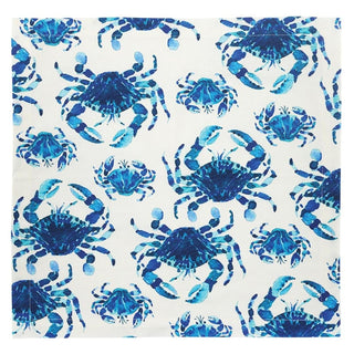 47th & Main Cloth Napkin, 18" x 18" (Set of 4), Blue Crabs